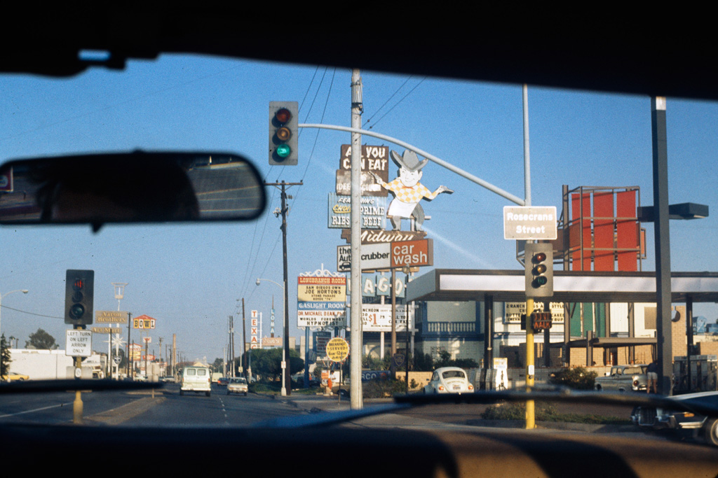 Mission Beach, de Tijuana à San Diego, juin 1974 © Donald Appleyard