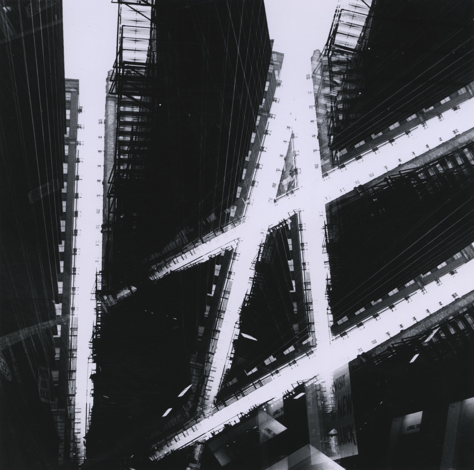 Ray K. Metzker, Chicago Loop, 1957
							Tirage gélatino-argentique d'époque, réalisé par l'artiste