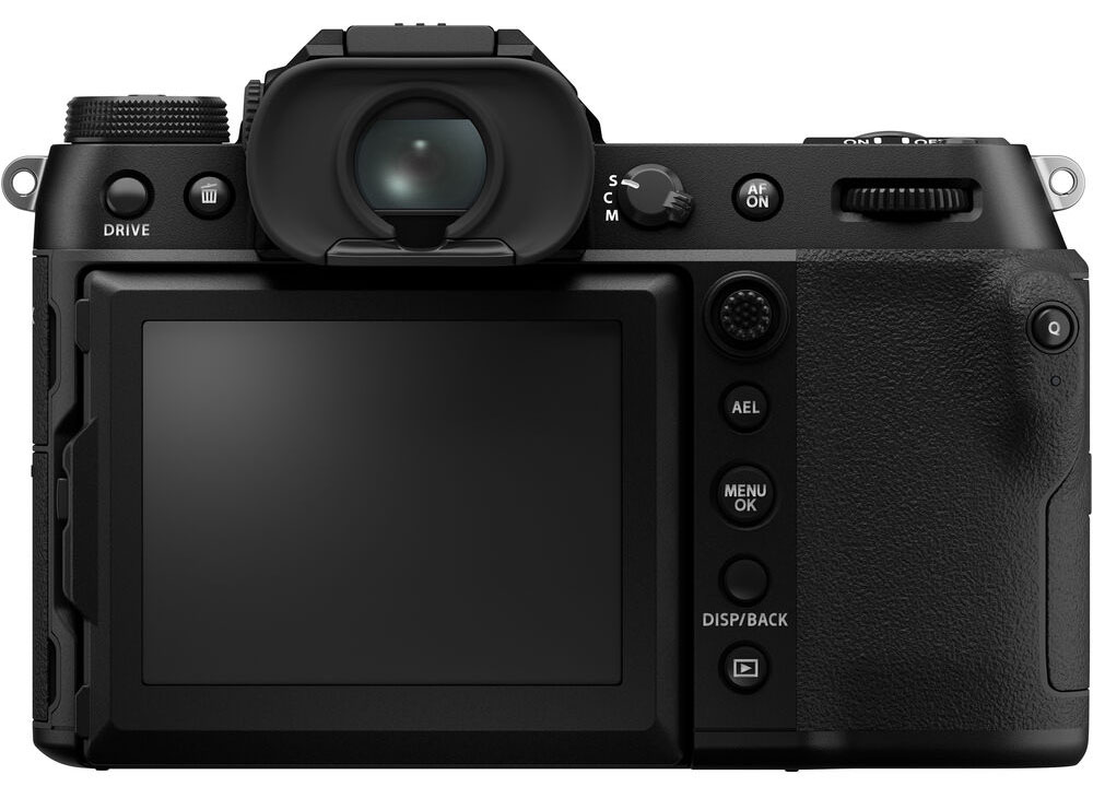 Fuji GFX100S, vue arrière 2021